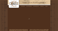 Desktop Screenshot of creativebasements.com